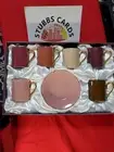 "CIB" Classic Coffee 12 Piece Espresso Demitasse Coffee & Tea Set Cups & Saucers