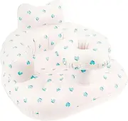 Inflatable Baby Seat for Babies 5 Months and Up Baby Floor Seats for Sitting Up Fully Supportive Infant Floor Seat with Repair Patch Built in Air Pump Comfortable Chair for Learning to Sit Feeding (Dinosaur)