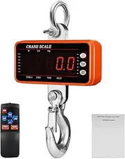 [Generic] Daseeme Heavy Duty Electronic Luggage Scale Multifunctional Digital Scales LCD Display Travel High Accurate Weighing Tool Hook Hung Scale 1000KG 1Ton Crane Scale