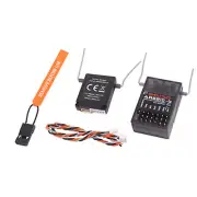 3.5-9.6V 6 Channel AR6210 DSMX Receiver DSM2 For Spektrum Transmitter TX RC d