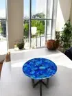 18" Lapis Lazuli Coffee & Tea Table Modern Console Bar Desk Furniture Hallway De