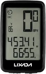 YaSao USB Rechargeable Wireless Bike Cycling Computer with Bicycle Speedometer Odometer