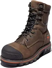 [Timberland PRO] Men's Boondock Hd Logger 8" Composite Safety Toe Waterproof NT WP