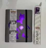Ultra Pro Mewtwo Premium 9-Pocket PRO-Binder + Ultra Pro Mewtwo Playmat