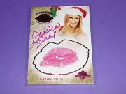 2014 BENCHWARMER Jessica KINNI Mistletoe Kiss Pink Foil Autograph/5 Rock of Love
