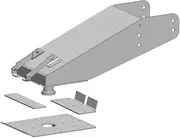 331760 Quick Connect Capture Plate for 13-5/8" Wide 5th Airborne/Rota-Flex/Road Armor Pin Boxes
