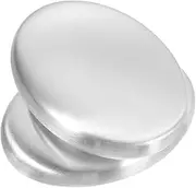 WOONEKY Metal Soap Bar Set 2pcs Stainless Steel Odor Removing Soaps Perfect for Kitchen Hands