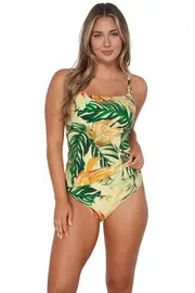 Sunsets Taylor Tankini Swimsuit Top - DD Cup in Amber Oasis at Nordstrom, Size 32