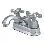 Kingston Brass KS426.HX Metropolitan 1.2 GPM Centerset Bathroom - Chrome
