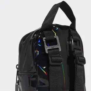 【adidas 愛迪達】BACKPACK MINI PU 黑色 鐳射 迷你後背包(GD1659)