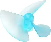 LUMIXE 3-Blade Propeller for Jet Boat P40*D47mm P40*52mm Prop Nylon Propeller P40*55mm P40*57mm PC Transparent Boat Propeller (Color : D57mm O 4mm)