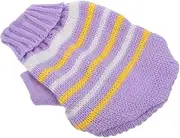 INOOMP Pet Dog Sweaters for Soft Knitted Knitwear Apparel Stylish Turn Down Collar for Valentine Day and Christmas Cozy Heart Design for Cats and Dogs