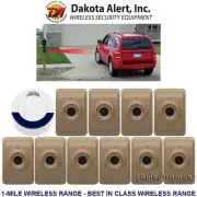 DAKOTA ALERT DCMA-4000 WIRELESS MOTION DRIVEWAY SECURITY ALARM - 10 SENSORS