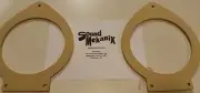MDF Speaker / Spacer Rings, Chevy Truck to 6.5" MEDIUM 1/4" Adapters One Pair