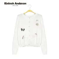 在飛比找momo購物網優惠-【Kinloch Anderson】圓領七分袖針織外套 金安