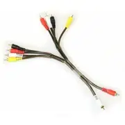 TBH2RCAMTO8RCAM Single RCA to Four RCA Output Male to Male in a Pair