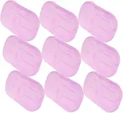 KOMBIUDA Portable Soap Sheets Lightweight Travel Soap Slices for Hand Cleaning for Outdoor Adventures and Business Trips Easy to Carry and Share Per Box