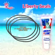 53-159 Fits Cyclops II/Pro X Strainer O-ring 3-PACK For Lomart-Prest Metals