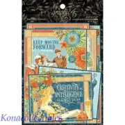 Graphic 45 WORLD'S FAIR Ephemera Pack New! Art Nouveux Hot Air Balloons