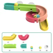 Baby DIY Assembling Track Slide Suction Cup Toys Bath Tub Toys Baby Bathroom Bat