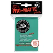 ULTRA PRO Deck Protector Sleeves Pro Matte Non-Glare Aqua Small 60ct 62 x 89 mm