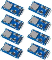 8PCS Micro SD Card Reader Module,Micro SDHC TF Card Adapter Reader Module with S