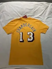 Wilt Chamberlain jersey shirt, size S, NWT! Mitchell & Ness Brand!