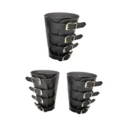 Vintage Middle Ages Wristband Wide Bracer Buckle Up Arm Cuff Gauntlet