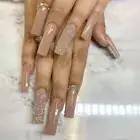 Press on Nails Ballerina False Nails Valentine's Day False Nail Women