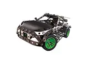 Meccano Erector, Motorized Mountain Rally Vehicle, 25 Model Building Set, 407 Pieces, for Ages 9+, STEM Construction Education Toy