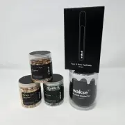 Wakse Hard Wax Kit – Reusable Melting Pot & 3 Premium Wax Beads – Salon-Quality