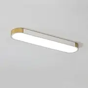 TONFON Modern LED Ceiling Lamp Strip Semi Flush Mount Ceiling Light Nordic MinimalistAcrylic Lighting Ceiling Light Fixture for Hallway Balcony Entryway Foyer Stairwell Aisle Loft Restaurant Chandelie