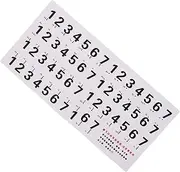 Vaguelly 1 Set Piano Keyboard Sticker Piano Letter Stickers Learning Piano Notes Label Piano Note Labels Note Stickers for Piano 88 Full-Size Piano Key Label Piano Key Decals PVC White