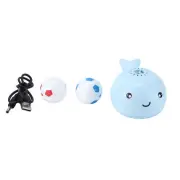 Whale Bath Toy Cute USB Charging Portable Whales Toys Floating Ball For Chi EJ