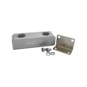 Aeroflow Fuel Block Log Type -10Orb Silver 2 X-10 Side 2X -10 Top AF452-10S
