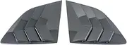 Rear Trunk Tail Window Spoiler Triangle Frame Cover Trim Blinds Side Louvers Compatible for Honda CRV CR-V 2023 2024 Car Accessories(Carbon Fiber Pattern)