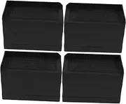 HOLIDYOYO 4pcs Heavy Duty Bed Risers Furniture Lift Blocks for Beds Desks Tables Desk Height Extenders Stackable Furniture Risers
