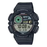 Casio WS1500H-1AV, Moon Phase Resin Watch, 3 Alarms, 10 Year Battery,Chronograph