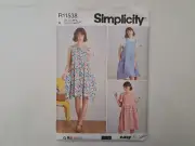 Simplicity Pattern - Misses' Pullover Dress & Top (XS-XL) #R11538 - Uncut