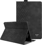 Case for Samsung Galaxy Tab A8 2021/2022 10.5 inch (SM-X200/SM-X205/SM-X207),Multi-Angle Stand PU Leather Magnetic Protective Case Wallet Flip Cover for Samsung Galaxy Tab A8 2021,Black