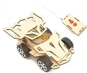 Toyvian 1 Set DIY Remote Controlled Racing Sports Car for Rechargeable Assembly Kit Color Lightweight and Safe for Creative Play Present for Boys