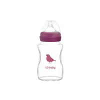 在飛比找家樂福線上購物網優惠-優生母感玻璃奶瓶寬口徑240ml-朱雀