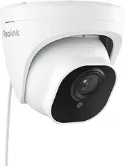 Reolink 5MP Outdoor Security Camera, Smart Human/Vehicle Detection PoE IP Camera, IP66 Weatherproof, Time-Lapse, 256GB microSD Storage for 24/7 Recording (not Included), RLC-520A