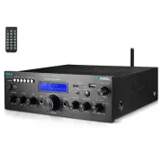 200 Watt Compact Bluetooth Stereo Amplifier, MP3/USB/SD Readers