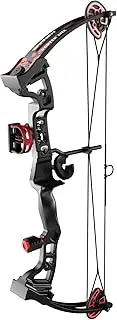 Barnett Vortex Lite Youth Bow - 22-25in Draw Length, 18-29lb Hunting Compound Bow, Adjustable 60-70% Let Off, 3 Pin Fiber Optic Sight, Brush Retainer Rest, Fast Action Quiver, D Loop Installed