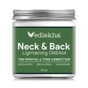 Vedlekha Neck & Back Whitening Cream | Tan Removal & Tone Correction | 100 Gram