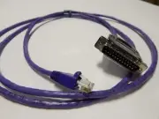 6' Purple DB25 to RJ45 Modem Cable -New- Factory Manufactured-