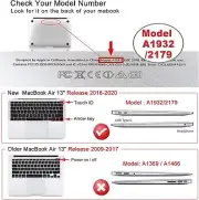 MacBook Air 13 Inch Case 2020 2019 2018 Release Model A2337 M1/ Compatible with