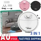 3IN1 Rechargeable Vacuum Cleaner Dry & Wet Mopping Machine Smart Sweeping Robot