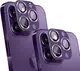 【日本代購】SUPTMAX iPhone 手機鏡頭蓋 9H玻璃 鋁合金 防刮 高透光 iPhone 14 Pro/14 Pro Max 紫色